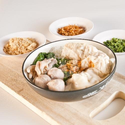 Pempek Lenggang menu Baso Akup, Cijagra