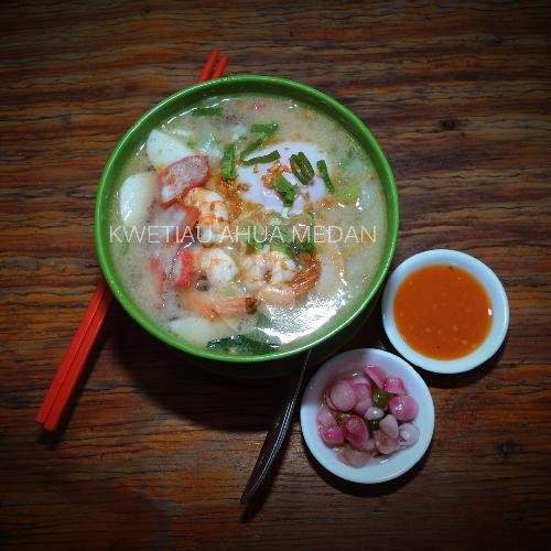 Kwetiau Kuah Telor menu Kwetiau Ahua Medan, Taman Palem Lestari