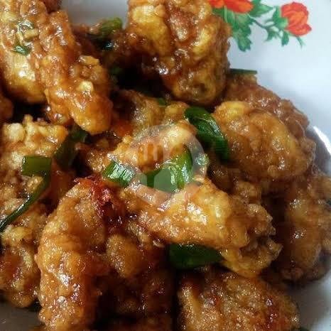 Pangsit Goreng menu Bakmi Rahayu, Pasar Minggu