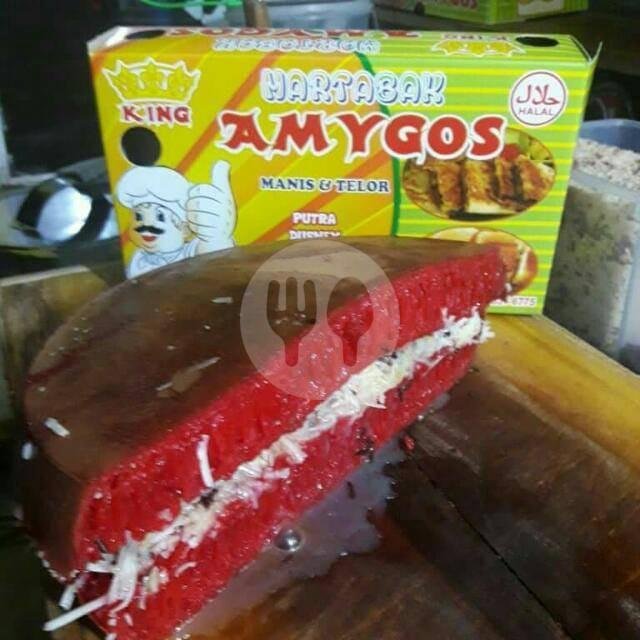 Martabak Red Velvet Keju Coklat menu Martabak King Amygos, Candi Gebang