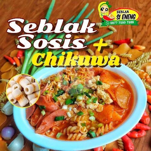 Seblak Bakso + Ceker menu Seblak Si Eneng, Manguharjo