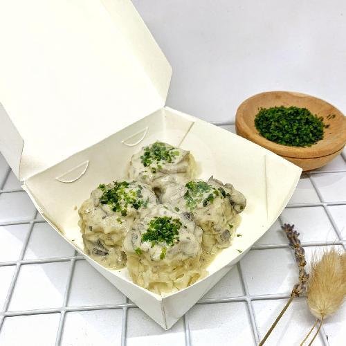 Rice Salmon Kani Mentai menu Helo n Co Mentai and Coffee, Duren Sawit