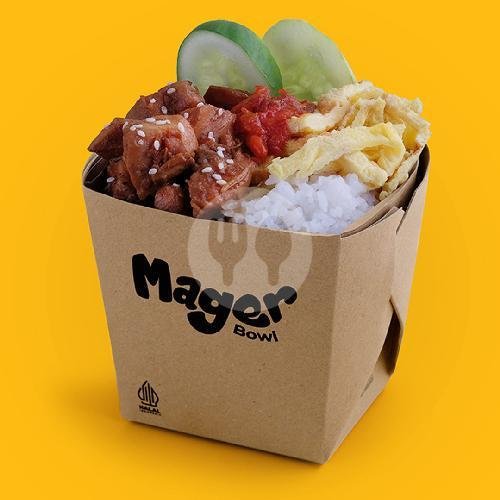 Chicken Black Pepper menu Mager Bowl, Hayam Wuruk