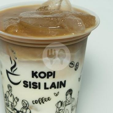 Es Kopi Susu Hazelnut Regular menu Kopi Sisi Lain, Sudimoro