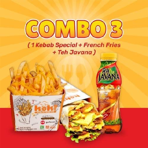 Chicken Cheese Kebab ( Super Large ) menu Koki Kebab Premium, Soekarno Hatta