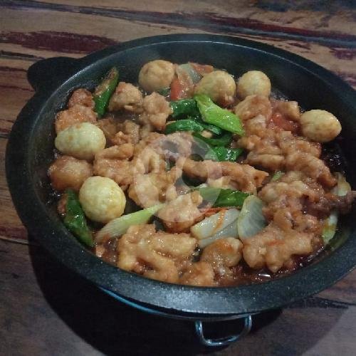 Kangkung Hot Plate (Hot Plate Water Spinach) menu Keray Indah Chinnese Food, Caturtunggal, Depok, Sleman