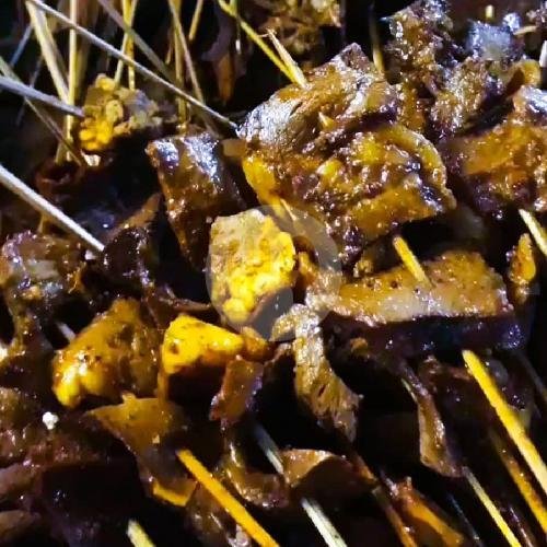 Sate Padang Daging menu Sate Padang Ajo Manih Tembalang, Depan Warung Bubur Pak brewok