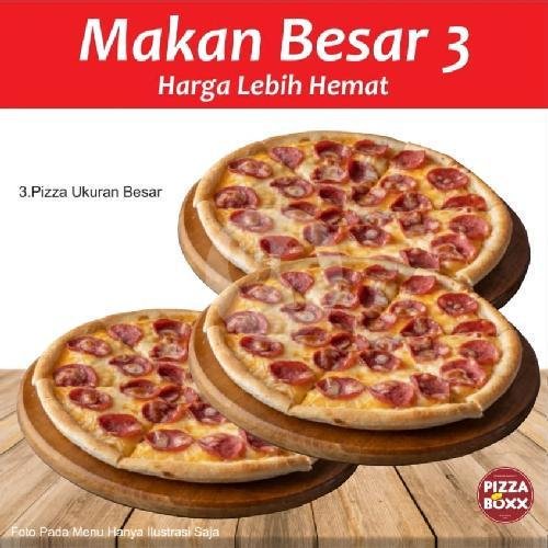 Makan Besar 4 menu Pizza Boxx, Jalan WR Supratman
