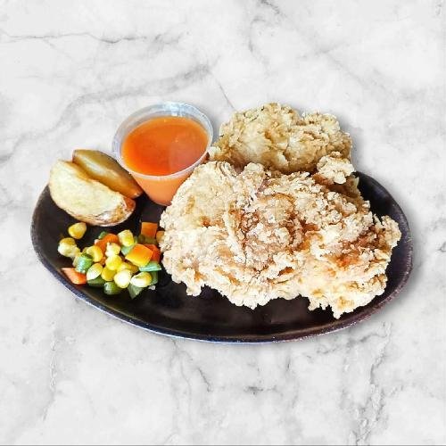 Double Beef Steak Crispy menu Super Steak Jangli, Kesatrian