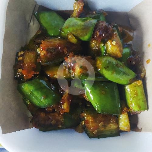 Ayam Geprek Mozarella Sambal Bawang + Nasi menu Geprek Kangde, Sumbersari