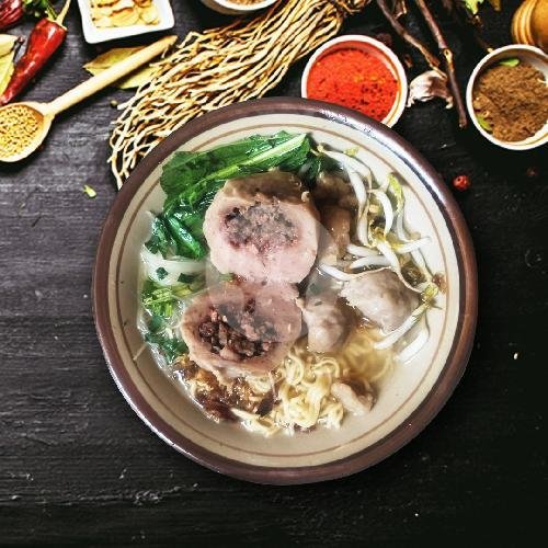 Mie Ayam + Bakso Tulang Rusuk tanpa CUP menu Bakso Akur, Sukagalih