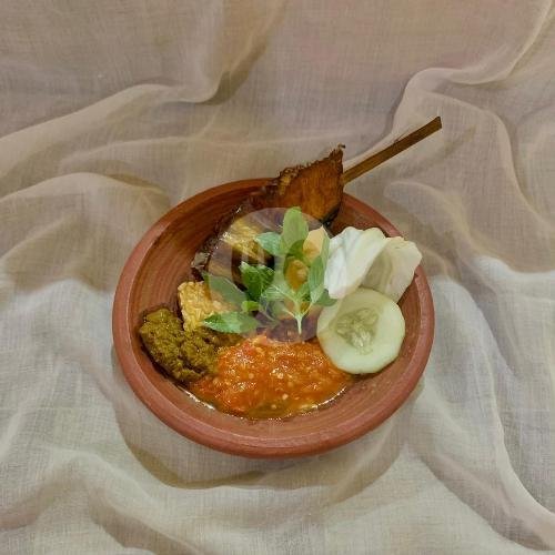 Sego Sambel Panggangan Ikan Patin menu Warung Sambelan Bromo, Sawahan