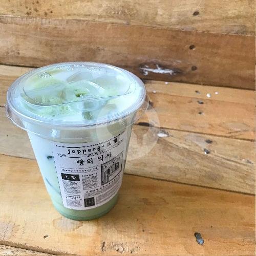 Cold Matcha Latte 14oz menu Joppang, Klampis Jaya