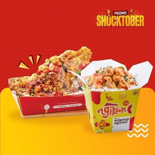 Paket Reguler Chickan Sambal Mercon menu Ngikan, Kesambi Cirebon