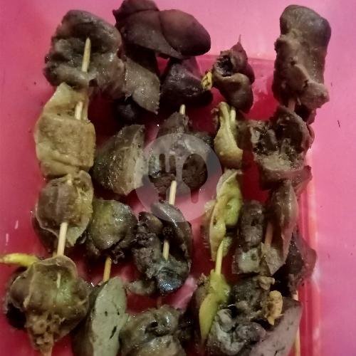 Sate Usus menu Bubur Ayam Pertok Pak Atmo