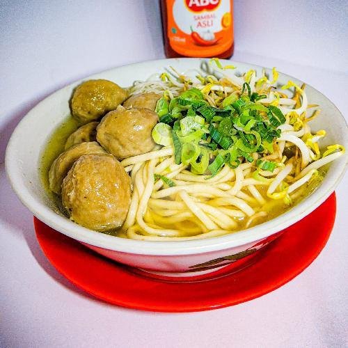 Bakso Mie Kuning + Toge menu Mie Bakso Kocok Bandung, Rawamangun