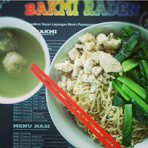 Bakmi Capcay menu Bakmi Raden Pejompongan, Danau Tondano