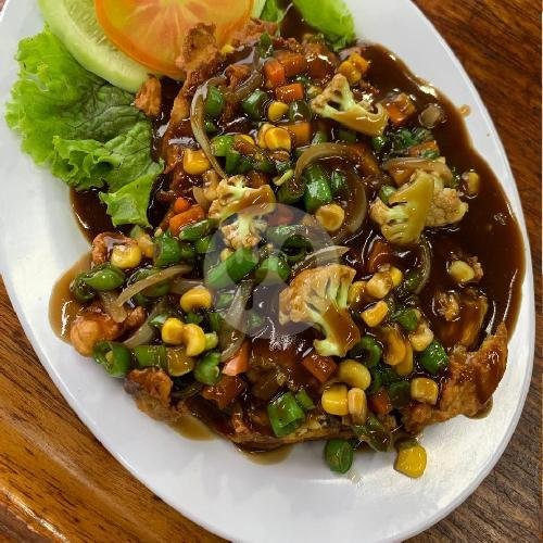 Ayam Asam Manis menu Ayam Rica Rica Mas Bagus, Pondok