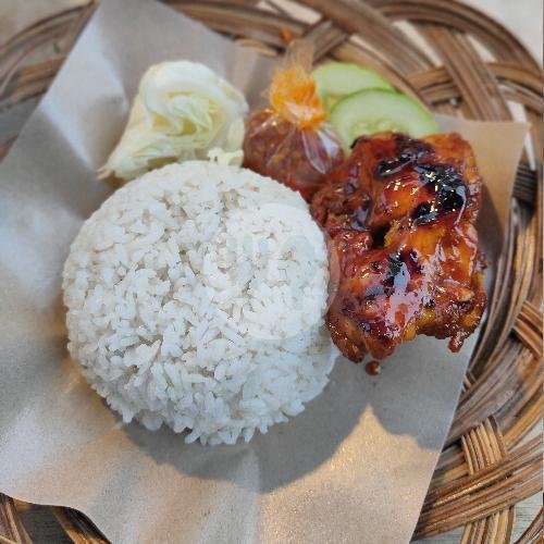 Nasi Bebek Rempah 1/2 Ekor + Sambal menu Biso Ngliwet Tenda