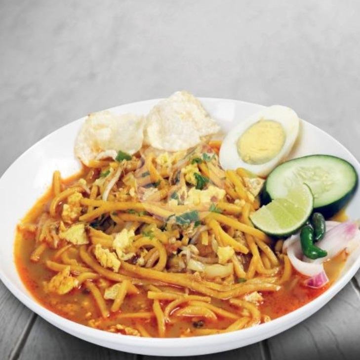 Mie Aceh Rebus Telor menu Kedai Pak Cik Abin, Kendalsari