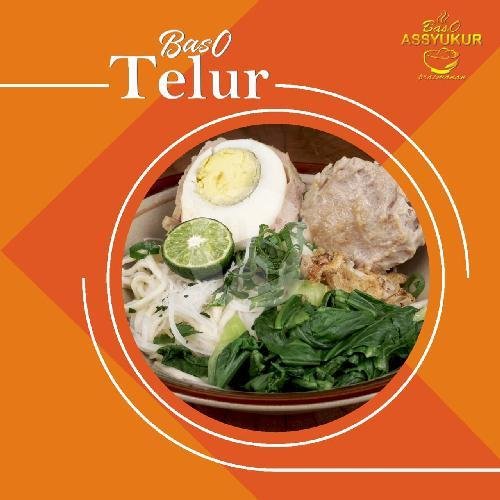 Baso Pedas menu Mie Baso As-Syukur Bunderan Gobras