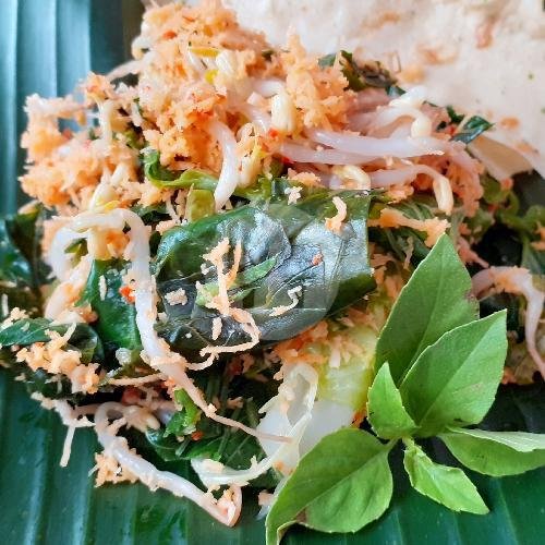 Nasi Putih menu Nasi Pecel Pincuk Mas Didik, Cakung