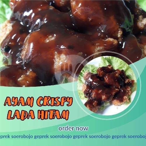 Fire Chicken menu Ayam Geprek Soerobojo, Graha Surya Nata