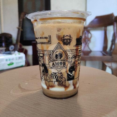 Kopi Bertiga menu Amor Coffee, Maospati