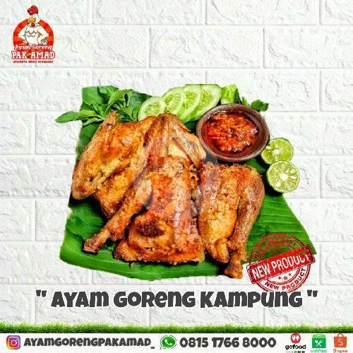 Bebek Muda Goreng 1/2 ekor ( Paha + Dada ) menu Ayam & Bebek Goreng Pak Amad, Kartini