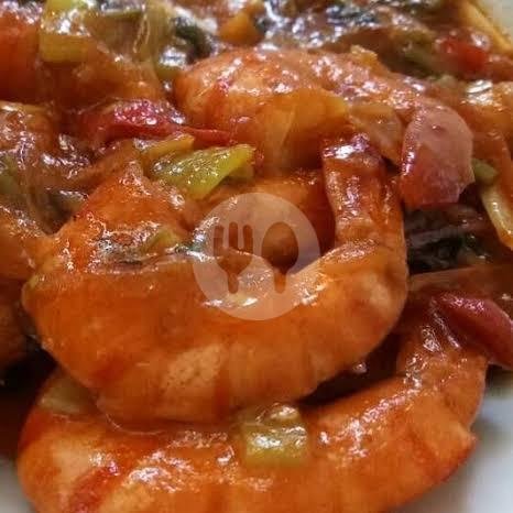 Udang Saos Tiram menu Lalapan Dan Seafood Festival, Wendit Timur