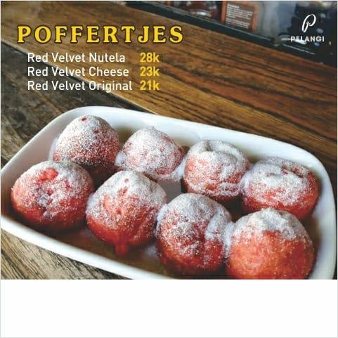 Poffertjes Redvelved Cheese menu Pelangi Cafe & Resto, Singosari Raya