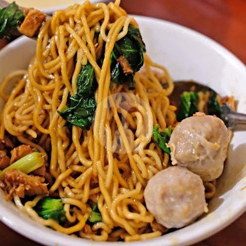 Mie Ayam Sambel Ulek Pangsit menu Mie Ayam Sambel Ulek BK, Setia Budi