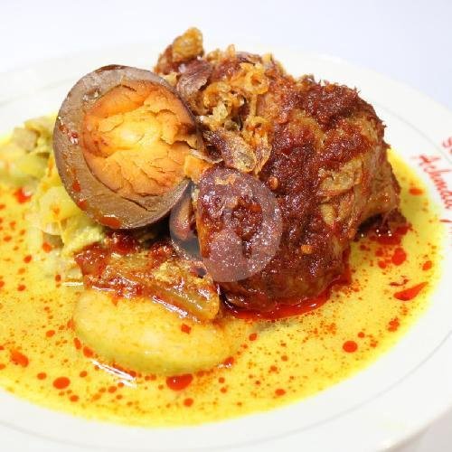 Lontong Sayur Telor menu Depot Soto Banjar Achmad Jais Malang, Langsep Raya