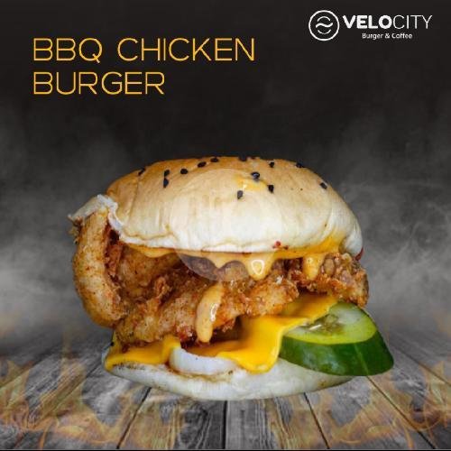 Chicken Burger menu Velocity, pasar baru