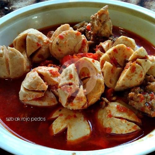Pedesan Bakso Mix Ceker/Tulang+ Cuangki menu Seblak Raja Pedas, Sampiran