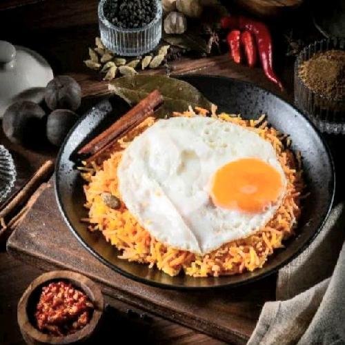 Nasi Kebuli AYAM ASAP /PANGGANG NAMPAH Isi 3 menu Kebuli Abuya Pemuda, Rawamangun