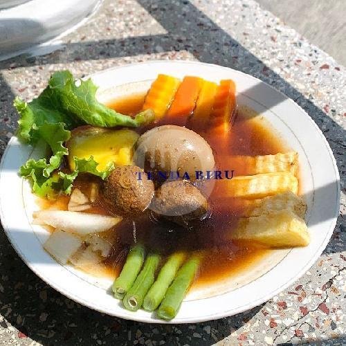 Selat Galantin menu Selat Solo Tenda Biru Gudeg Ceker Pak Bejo, Laweyan