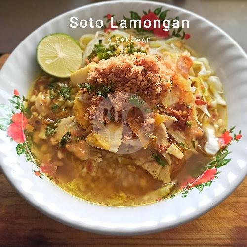 Ayam Goreng Dada + Nasi menu Soto Lamongan 4 Sekawan, Kuningan