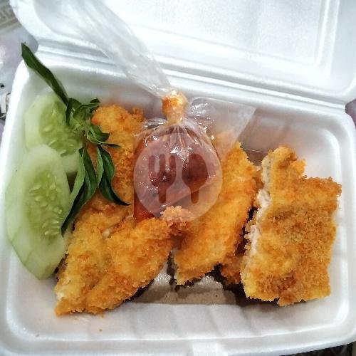 Ayam Katsu Isi (3) + Es Teh Isi (3).  NB: Paket Ini Tanpa Nasi menu Ayam Geprek Katsu