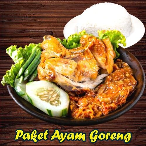 Paket Ayam Bacem menu Lesehan Aldan, Cokroaminoto