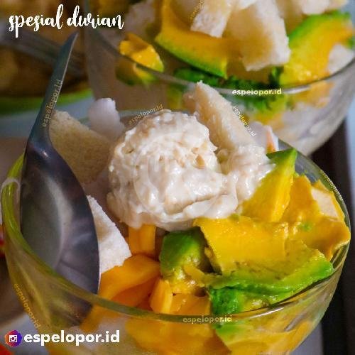 Es Teler Cream Cheese menu ES PELOPOR BLONDO, MERTOYUDAN