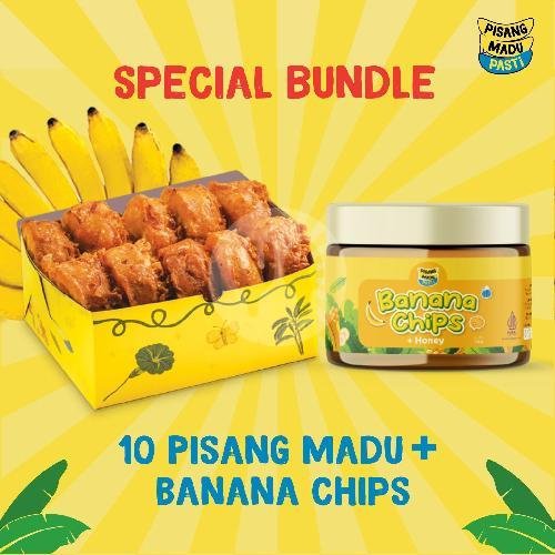 Bundle 4 Pisang Madu + Belgian Choco Crunchy menu Pisang Goreng madu PASTI, Tebet