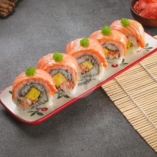 Super Sexy Salmon menu Sushimas, Tengah Raya