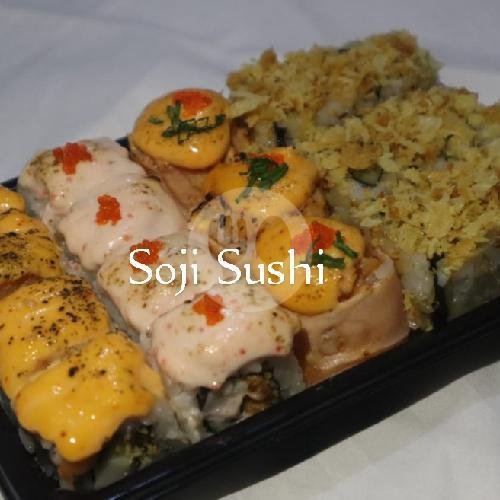 SAPPORO PLATTER 17PCS menu Soji Sushi, Kayuringin Jaya