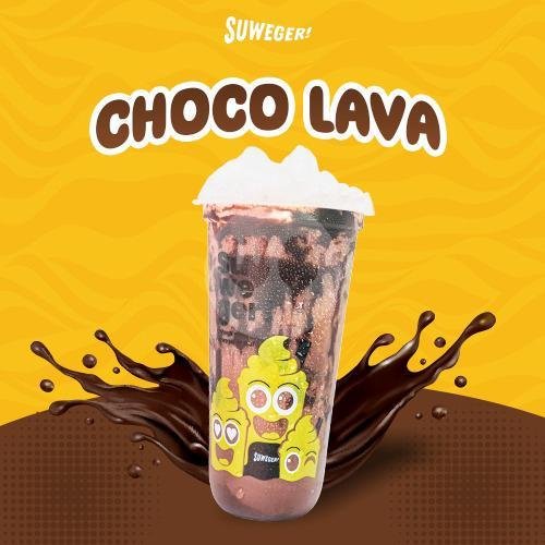 Ultah - Ice Kopyor Original (L) + Ice Peach Tea (L) menu Suweger, Semolowaru