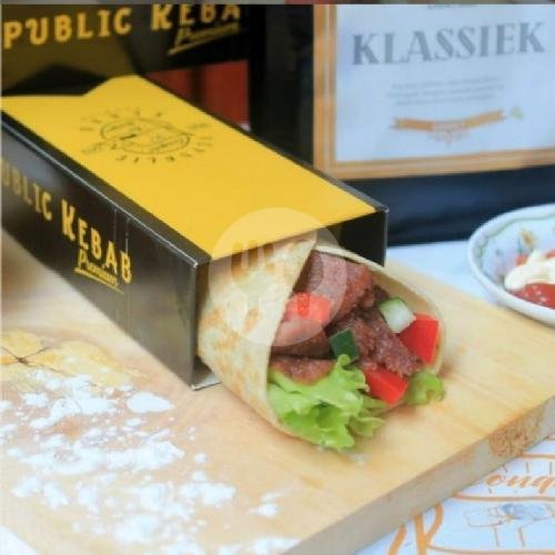 Beef Kebab Creamy Cheese Sauce (Small) menu Republic Kebab Premium, Babakan Tarogong