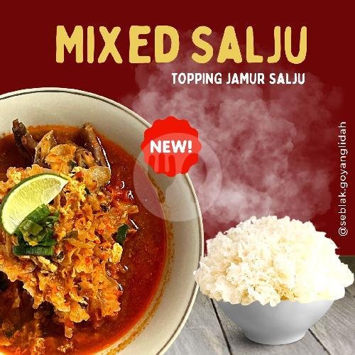 Mixed Telur Puyuh menu Seblak Goyang Lidah Kediri