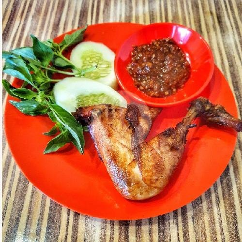 Ayam Kalaasan Dada (Sambal Tidak Bisa Pilih, Hanya S) menu Warung Bu Kris, Ruko Golden Fatmawati