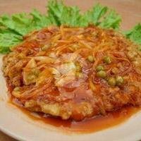 Nasgor Ikan Asin menu Depot Barokah, Kutisari