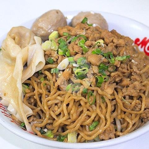 Mie Ayam + Pangsit menu Mie Ayam Bangka Asan, Pondok Bambu